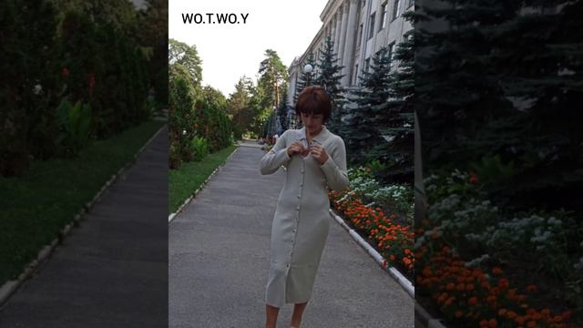 Женское трикотажное платье #WOTWOY #AliExpress #fashion #мода #онлайпокупки #MyDreams