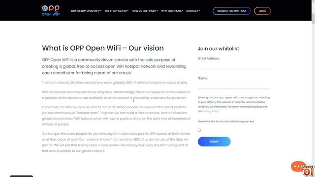 OPP Open WiFI nedir, nasıl çalışır ve ico inceleme TR