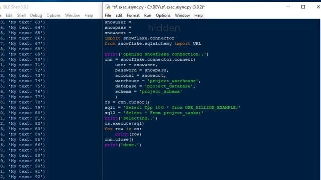 Python on Snowflake - How to use execute_async to kick off onemore queries - No stopping the code!