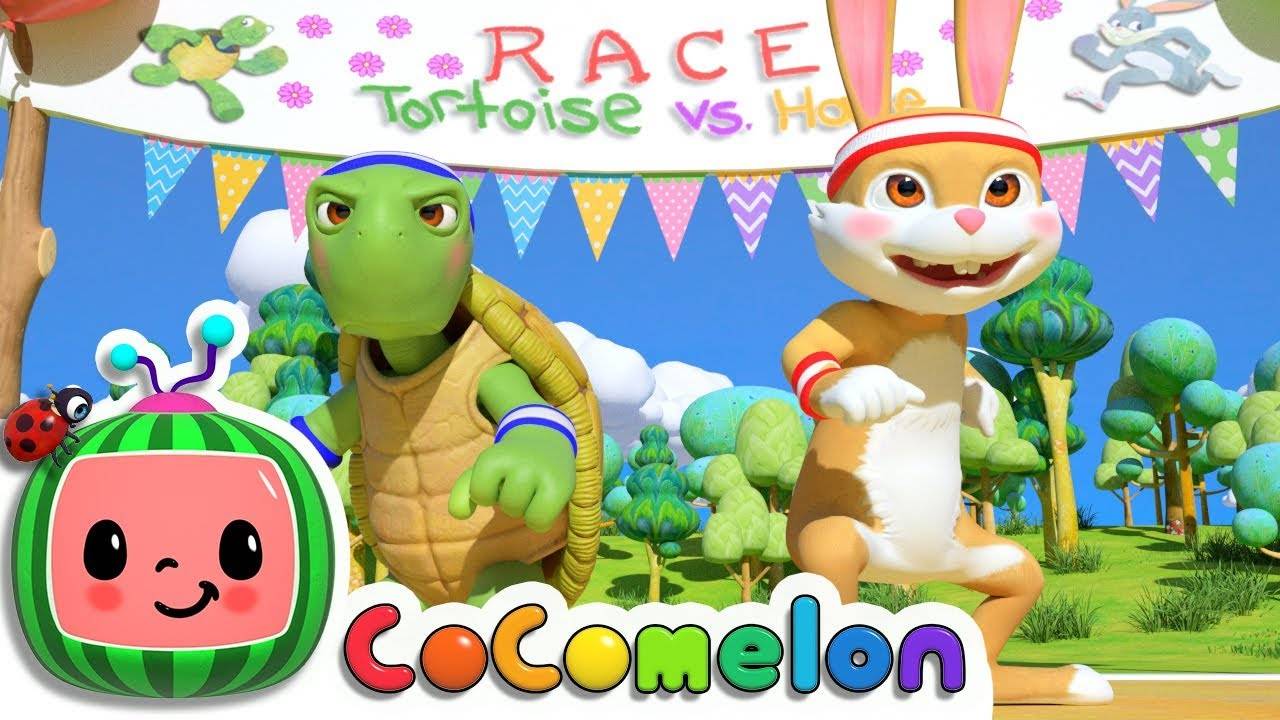 Черепаха и заяц | Кокомелон. The Tortoise and the Hare | CoComelon