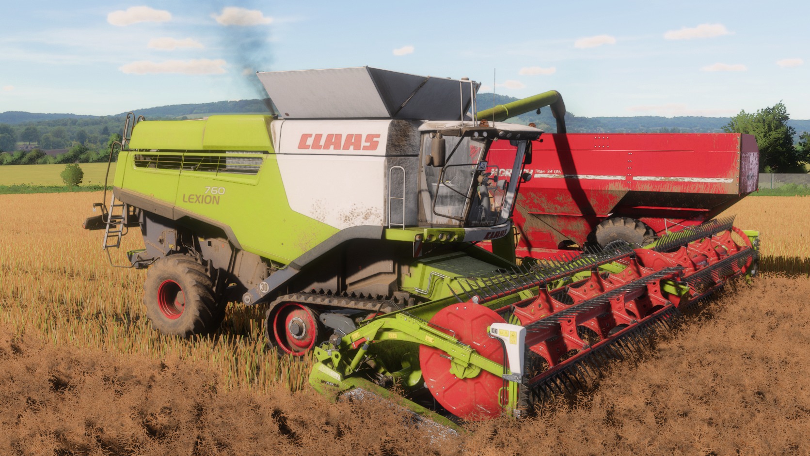 Farming Simulator 22 / Карта HORSCH AgroVation #06 Уборка овса Сlaas Lexion 760TT, 8700, Case 9250