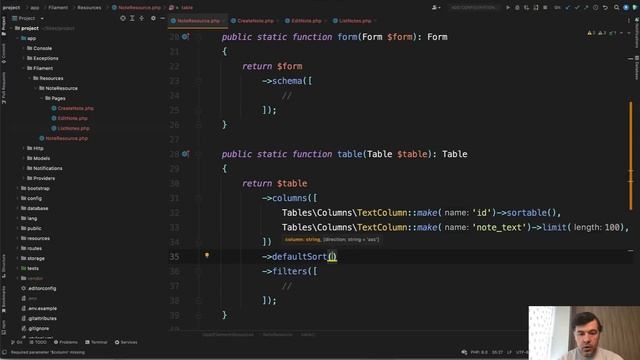 Laravel Filament: Live-Coding - Notes Management Panel