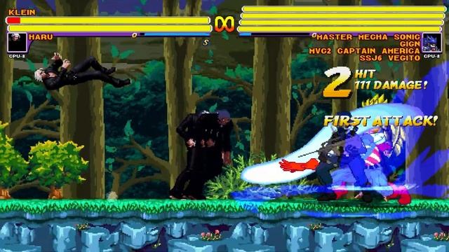 Unrivaled Twins! Haru & Klein vs Team Master Mecha Sonic [IKEMEN GO/Mugen]