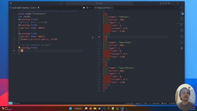 MONGODB TUTORIAL #14 TIDAK SAMA DENGAN