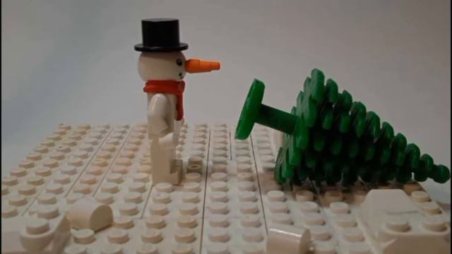 Лего анимация. в погоне за ёлкой