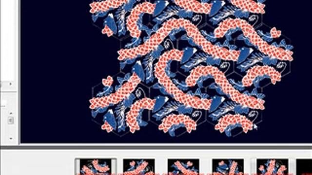 Dragon: Layouting by Batik Fractal