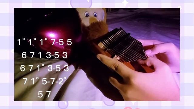 Beautiful In White (kalimba Cover) With Tabs