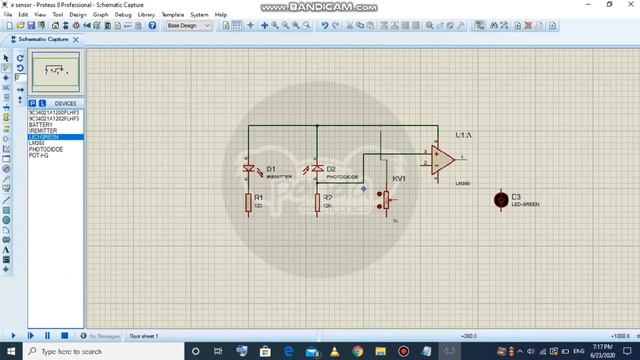 Tutorial 6 || Design and Testing of IR sensor circuit  || PROTEUS