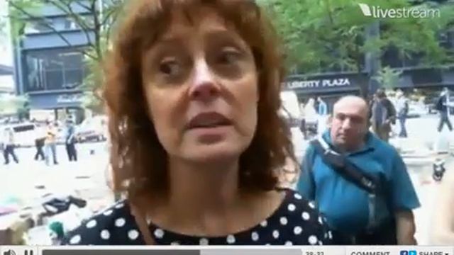 Interview with Susan Sarandon @ Occupy Wall Street