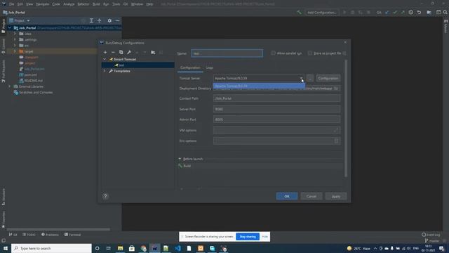 intellij configure tomcat server Hindi