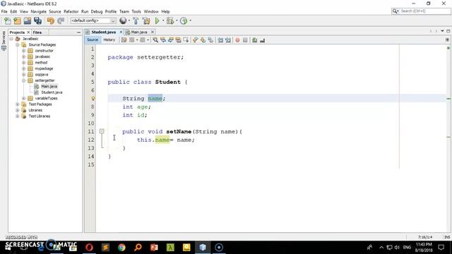 46.Setter and getter in Java Bangla Tutorial