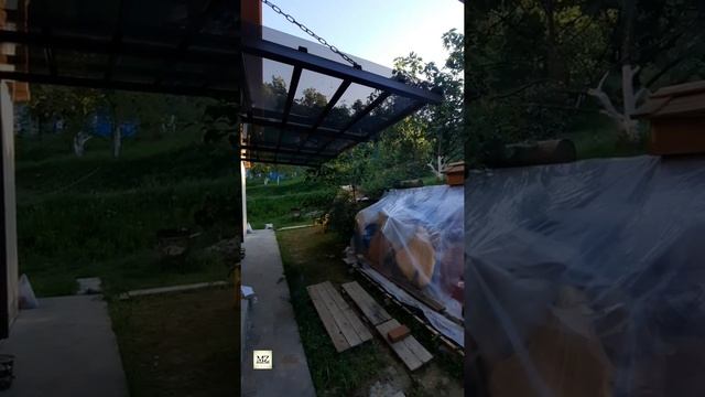 Навес металлический на химанкерах