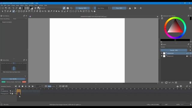 Krita 5.0 - How to create a short animated GIF in Krita - Step by Step