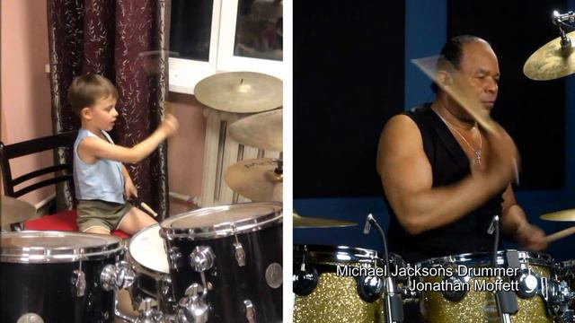 Michael Jacksons drummer Jonathan Moffett feat Ilya Barilo