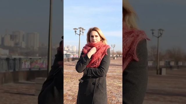 Шикарная шаль из кид мохера в городе