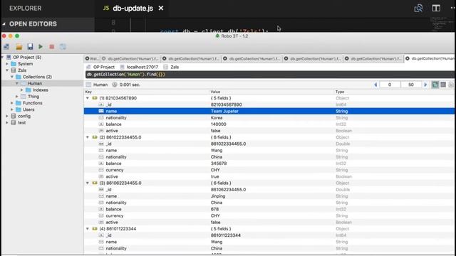 [MongoDB] 008 - Update documents