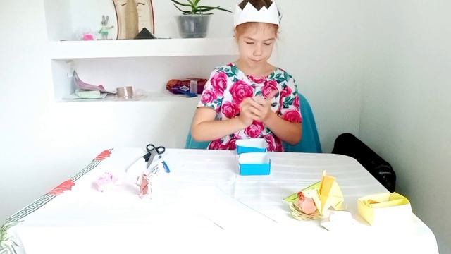 Оригами коробка с сюрпризом