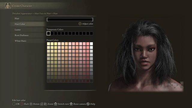[Elden Ring] Cute Black Girl Female Character Creation Face【エルデンリング】かわいい 黒人 女性 キャラメイク 顔 レシピ (英文)