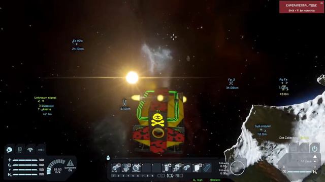 The Asteroid Hopper04- The mining Nugget- The Adventures Of Syberiah - Space Engineers