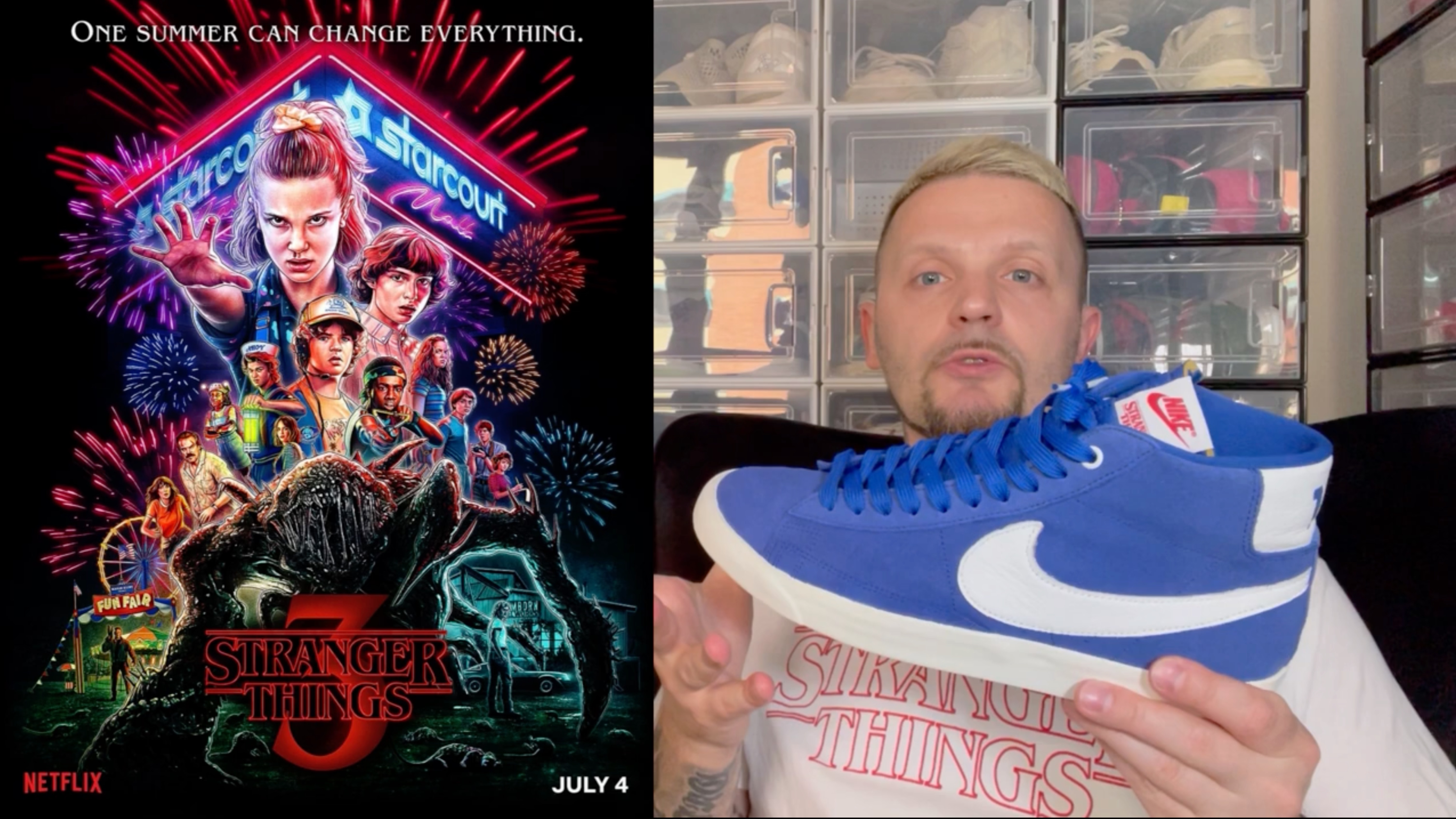 Обзор кроссовок №201: Nike Blazer Mid x Stranger Things "Independence Day Pack"