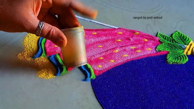 #1504 very satisfying & relaxing sand video   navratri rangoli designs   diwali rangoli
