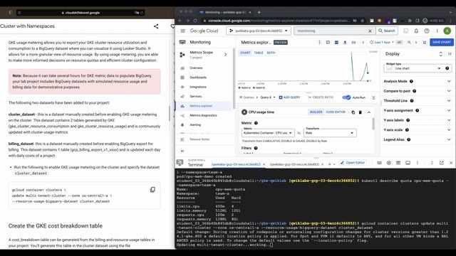 Qwiklabs | Managing a GKE Multi-tenant Cluster with Namespaces [GSP766]