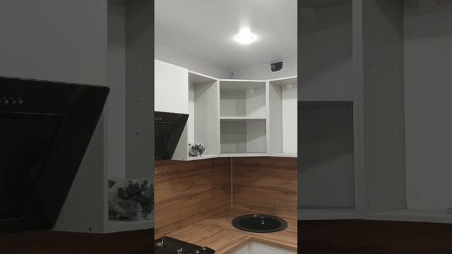 Кухня, изготовление, сборка, установка. Фасады МДФ в плёнке.