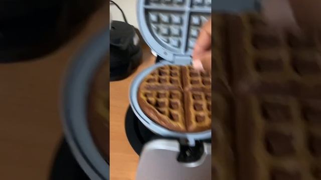 Waffles de proteína con nuez ?