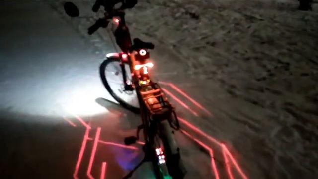 Подсветка на велосипед (декабрь 2020 года)