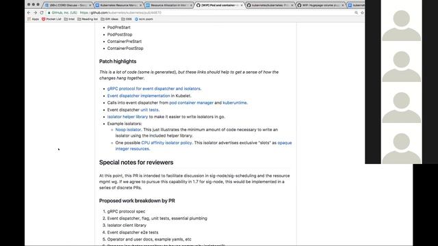Kubernetes Resource Management WG 20170425