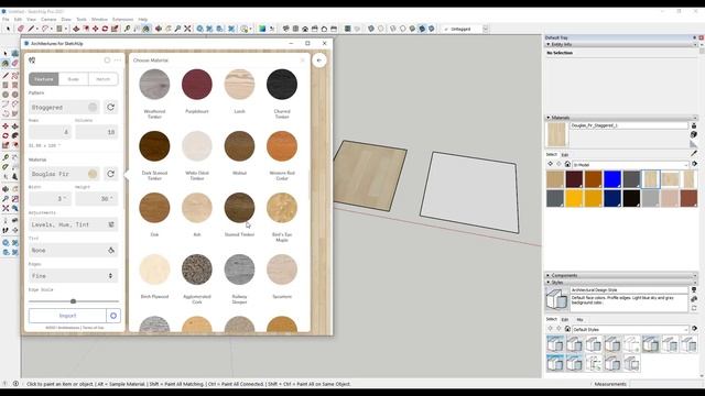 Creating Custom Materials INSIDE SKETCHUP Using the Architextures Extension!