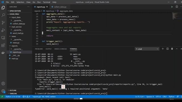 Python boot camp  Session 13  Project: Getting data from an API