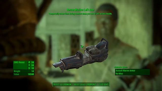 Fallout 4 | Recon Marine Left Arm | Unique Rare Apparel | Location Guide | Far Harbour DLC