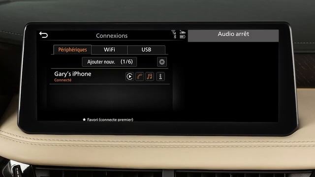 2024 INFINITI QX80 - Procédure de connexion