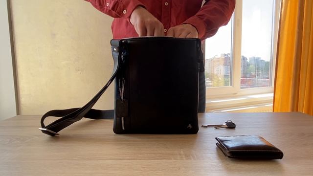 Обзор мужской кожаной фирменной сумки планшетки Visconti ML25 Taylor.