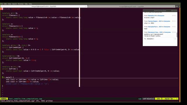 C++ 15.  Non-type template parameters (720p)