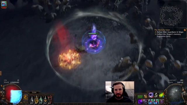 The Elder (First Attempt) - Caustic Arrow Occultist - Path of Exile (3.1)