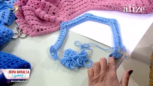 Alize Superlana Midi Ombre Batik ile Yelek Yapımı - Vest Tutorial