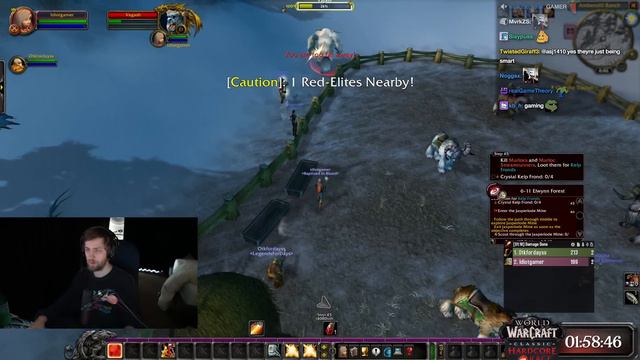 We had a Vanilla WoW Hardcore Tournament (Losers PERMANENTLY DIE)