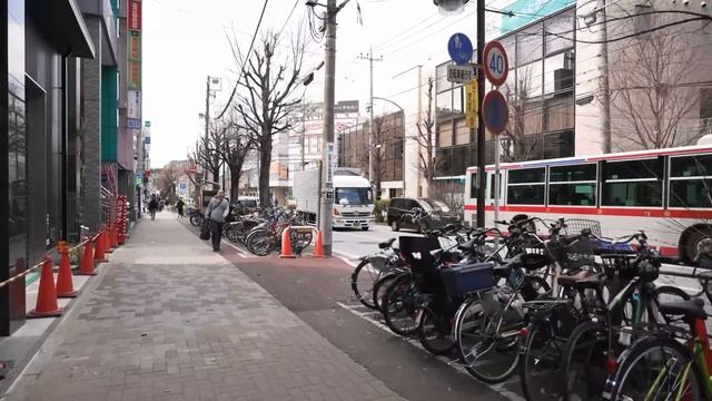Обычные японские улочки - район языковой школы Канрин