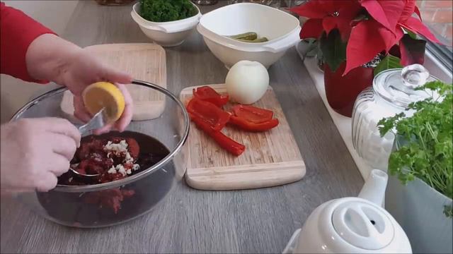 Салат из маринованых огурцов!Вкусный Обед!Домашняя еда Кухня Рецепты