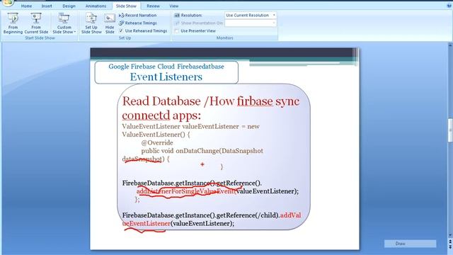 Android Google Firebase Cloud Firebase database Part 1