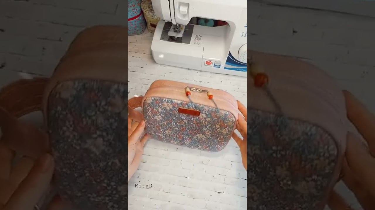 DIY/КОСМЕТИЧКА СВОИМИ РУКАМИ #ручнаяработа #шьюсама #своимируками