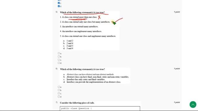 Programming in Java|| WEEK-5 Quiz assignment Answers 2023||NPTEL||#SKumarEdu