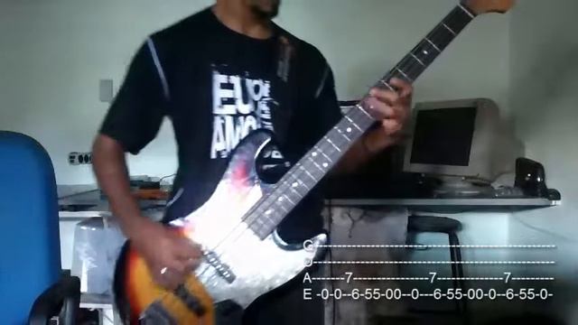 Enter Sandman Bass Cover com Tabs