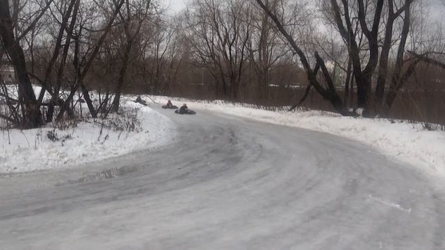 6 этап 1 заезд Пятерка УСЦ Перово 01 02 2015 камера 2