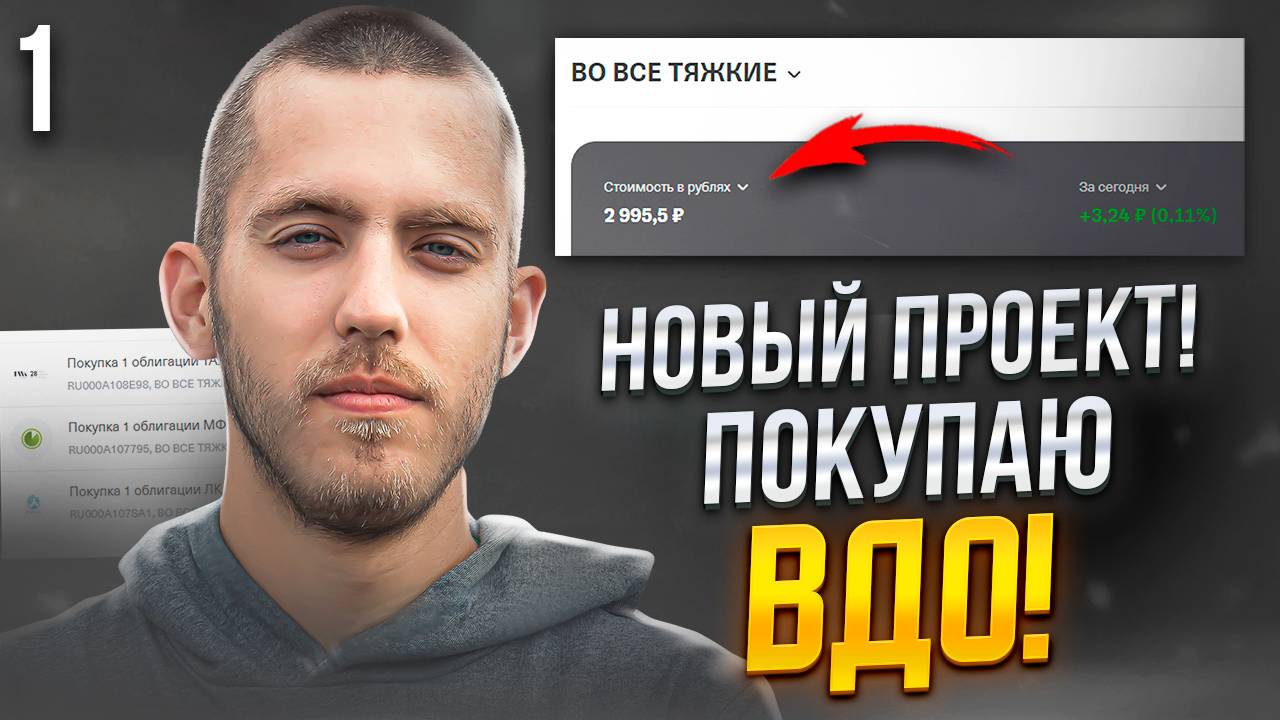 Начал Инвестировать в ВДО! Высокий риск! Новое инвест-шоу. Какие ВДО я покупаю? Выпуск 1