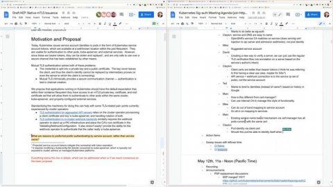 sig-auth bi-weekly meeting 20210526