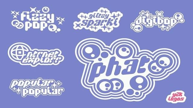 Y2K Font Bundle Font Free Download