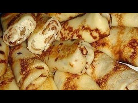 Вкуснейшие Блинчики с творогом /Налистники/ Масленица/ Crepes With Cottage Cheese